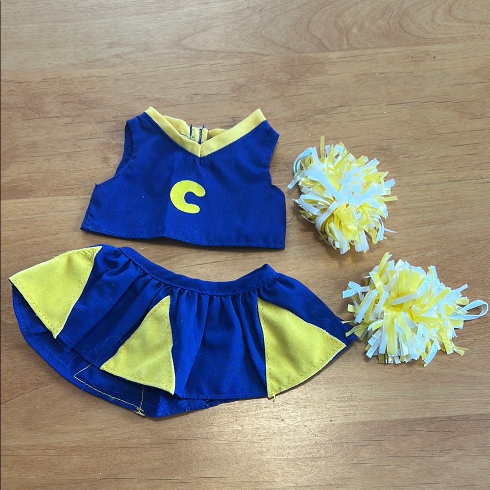 Blue and Yellow Cheerleader Costume - Picture 1 of 2